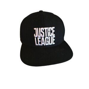 Justice League Black Snapback Hat By Berkshire Fashions